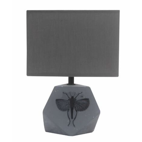 Lampe de table Candellux ANIMI grise céramique E14 40W