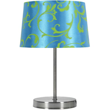 Lampe de table Candellux AROSA 41-55873 chrome bleu