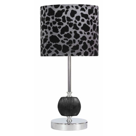 Lampe de table Candellux Cort 41-34632 chrome noir