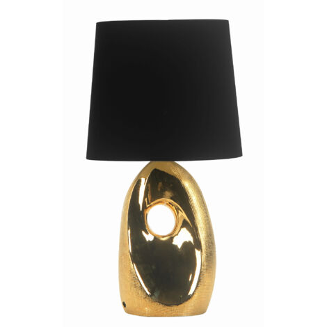 Lampe de table Candellux Hierro doré/noir E27 43cm