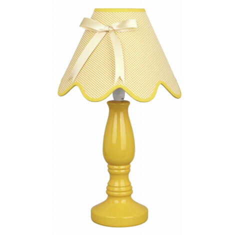 Lampe de table Candellux LOLA jaune céramique E14 41cm