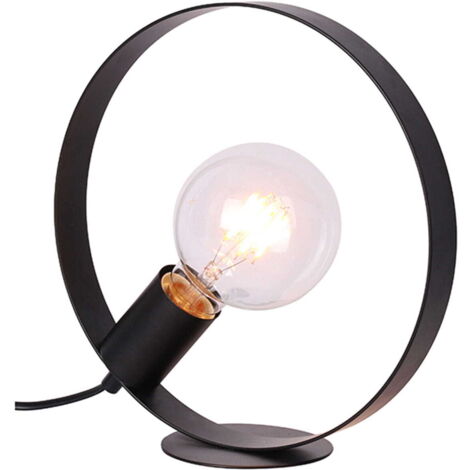 Lampe de table Candellux NEXO métal noir chic E27 40W