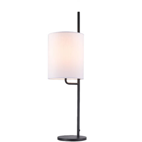 Lampe de table Candellux Tokyo noir/blanc E27 H64cm