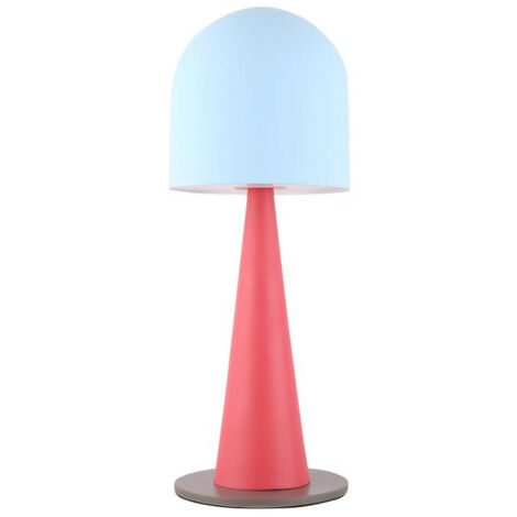 Lampe de table Candellux Visby rouge/bleu E27 40W IP20
