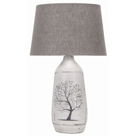 Lampe de table Candellux Walia 41-39187 blanc céramique