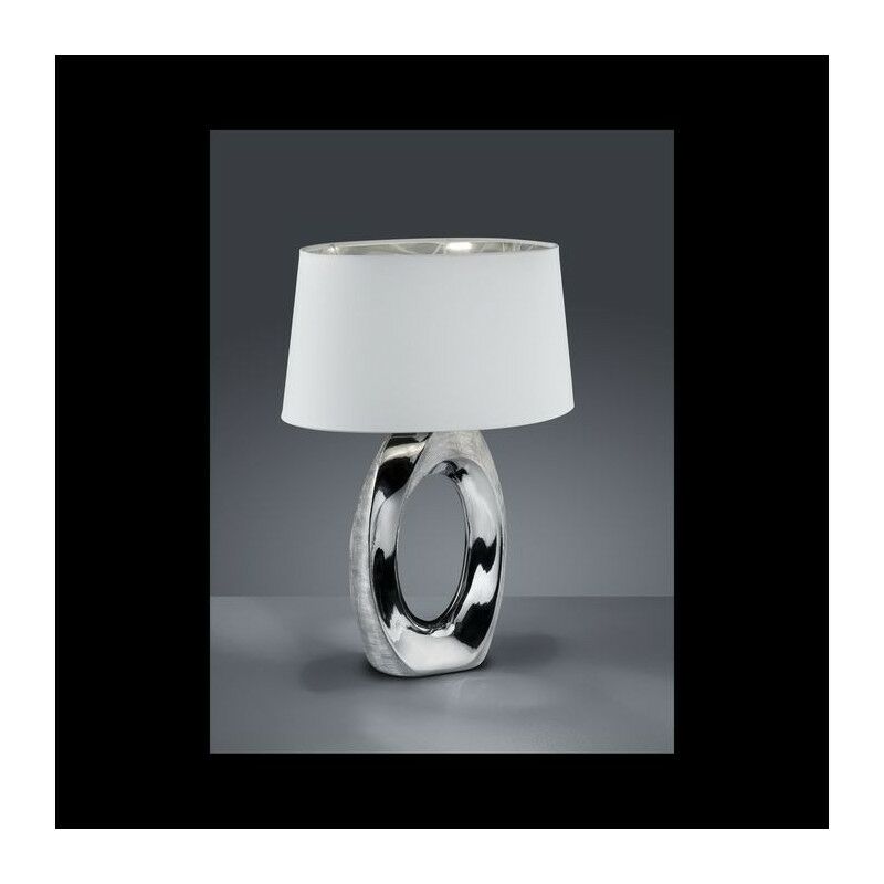 Lampe Taba Argent 1x60W E27 - Gris