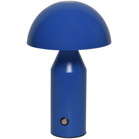 Lampe de table champignon bleue LED 2W variable Italux