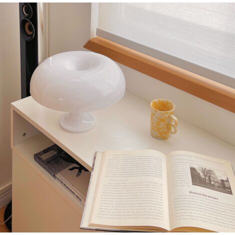 lampe de table champignon Lampe de table en polycarbonate Blanc