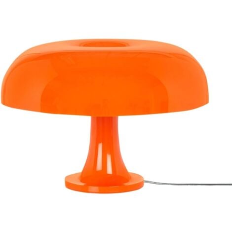Lampe de table champignon Lampe de table LED Lampe simple pour la décoration de la chambre (Couleur : Orange, Taille : EU22cmx33cm)
