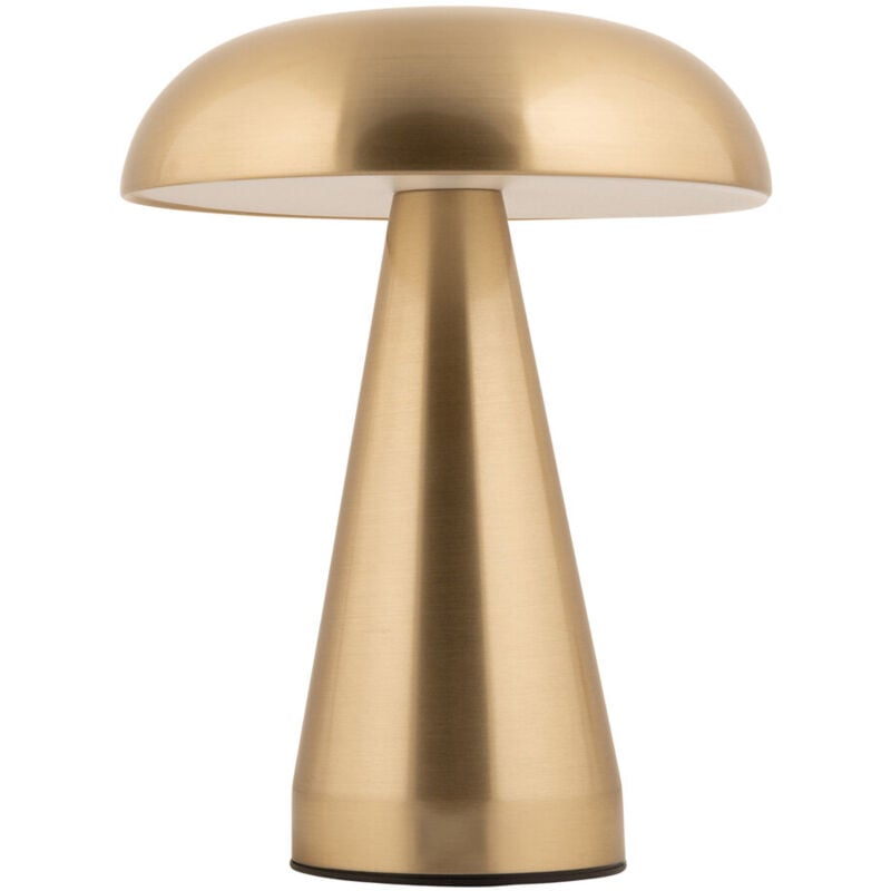 Leitmotiv - Lampe de table champignon led rachel, sans fil, ø 15,5 cm