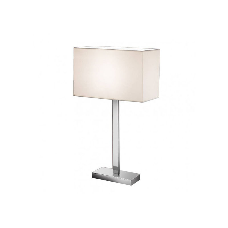 Lampe de table chromée 1 Ampoule Hauteur 63 Cm - Chrome