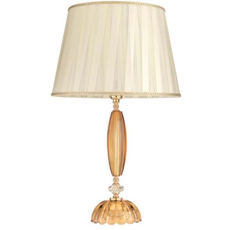 Lampe de table classique en verre et cristal Cecilia 25