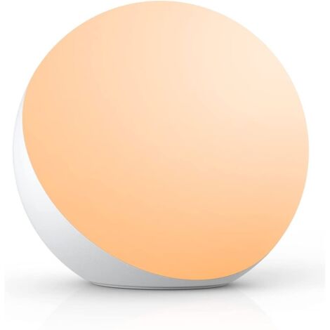 Lampe De Table - Commande Tactile Et Vocale - RGB Et Blanc Réglable 0-100% - Pour Chambre Ou Bureau - 1 Pièce