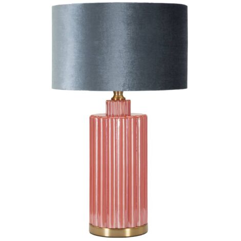 Lampe de Table Cosentino, Abat-jour, Douille e53, Rouge