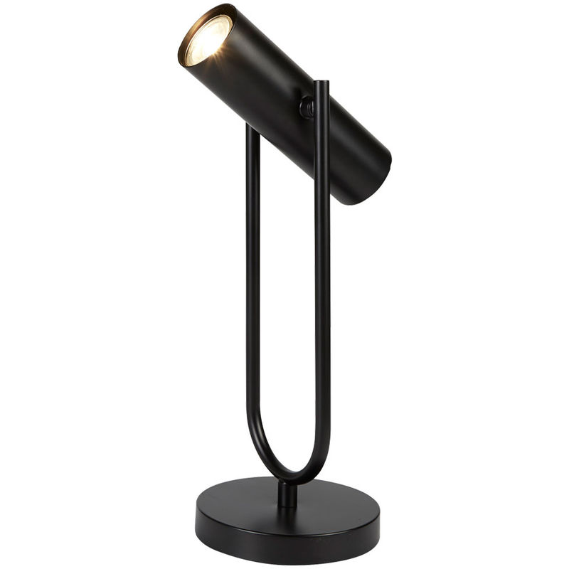 Lampe de table design salle de travail lecture veilleuse lampe noir projecteur pivotant EU2791BK