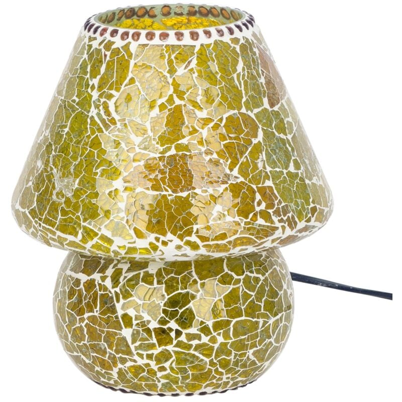 Signes Grimalt - Lampe de Table Mosaïque - Décoration Indienne - Expédition Rapide