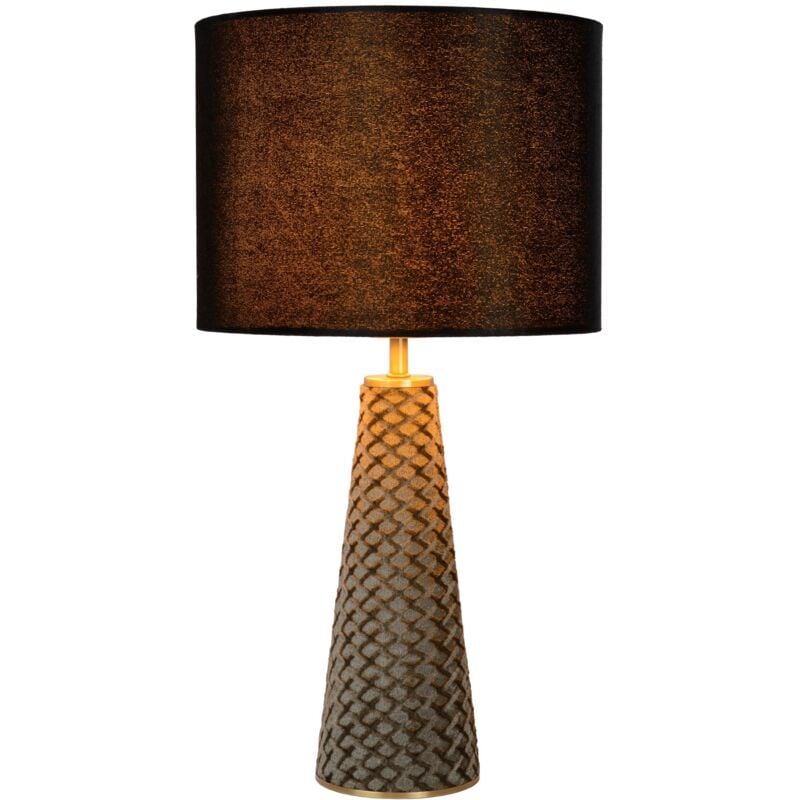 Velvet. Lampe de tab.-Noir-Ø25
