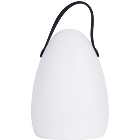 Lampe de table d'extérieur à LED, [Lampe portable ronde - version améliorée] 16 couleurs + télécommande + chargement USB, lampe de table haut de gamme lumière d'ambiance de bureau