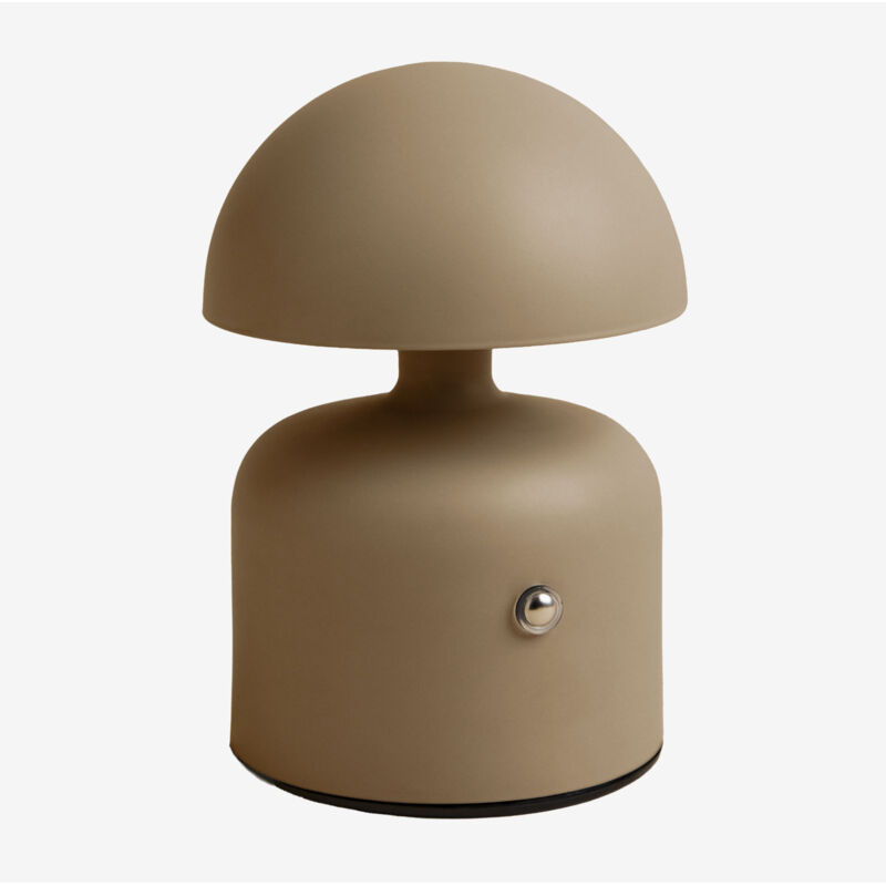 Lampe de table d'extérieur à led sans fil en fer Nantali Sklum Moka Brown Lampe de table d'extérieur à led sans fil en fer Nantali Sklum Moka Brown