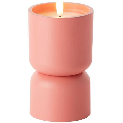 Lampe de table d'extérieur - BRILLIANT - LOVERE - Forme bougie - Plastique - 3 W - Terre cuite