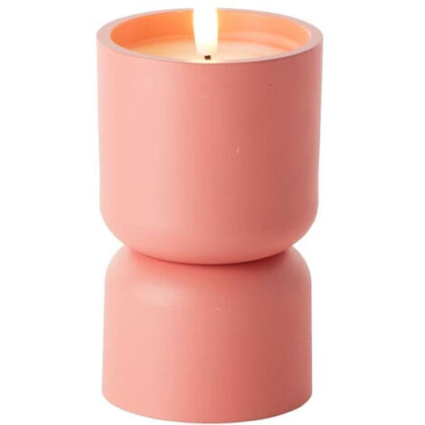 Lampe de table d'extérieur - BRILLIANT - LOVERE - Forme bougie - Plastique - 3 W - Terre cuite
