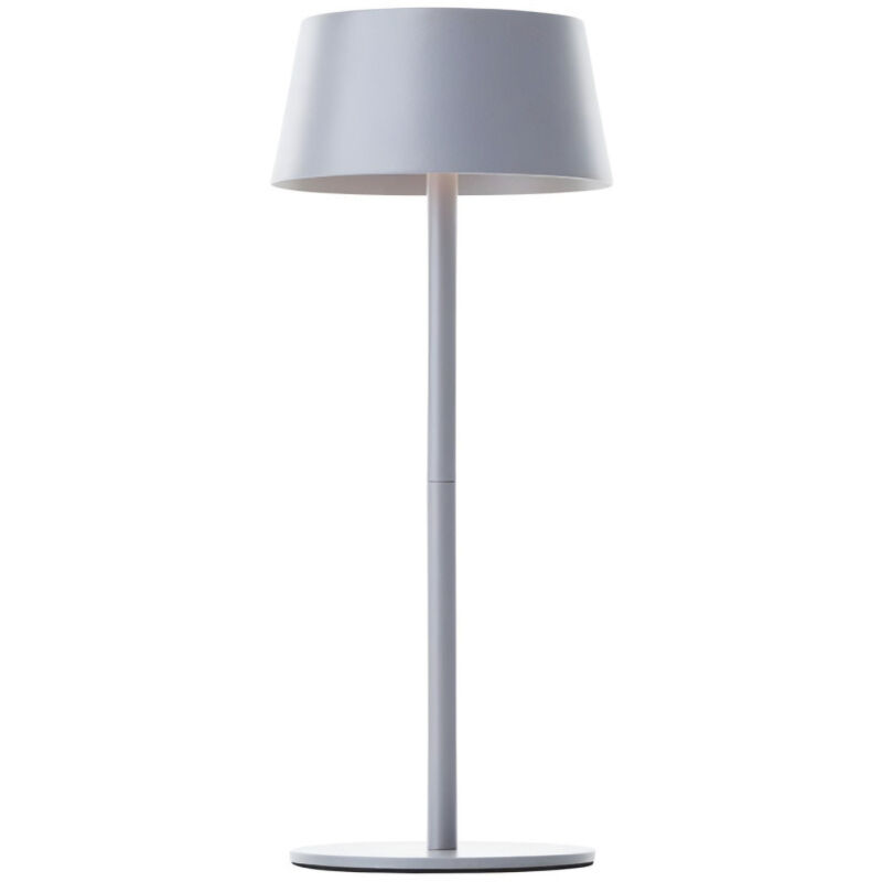 Lampe de table d'extérieur Brilliant picco - led et solaire - Métal et plastique - 5 w - Gris dépoli