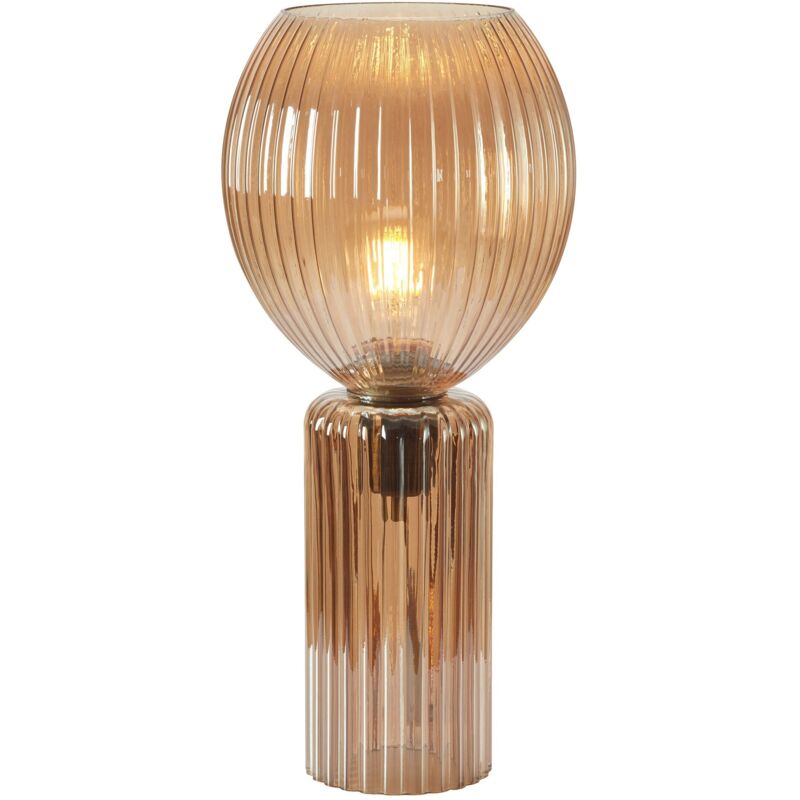 Lampe de table e27 40w max en verre nervure ambre 40 cm - markslojd - toulipa 88869202 88869202 88869202 88869202 Lampe de table e27 40w max en verre nervure ambre 40 cm - markslojd - toulipa 88869202 88869202 88869202 88869202