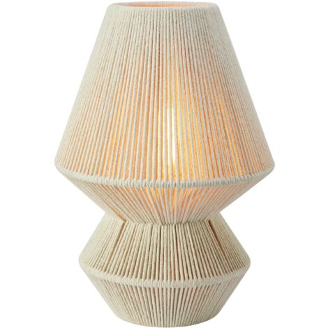 Lampe de table e27 max 40w beige 34 cm -  markslojd - razzo 88869183 88869183 88869183 88869183