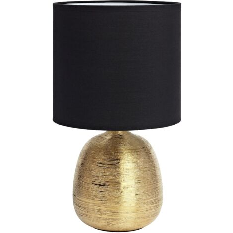 Lampe de table E27, max. 60W, IP20, or et noir - Markslöjd - Oscar
