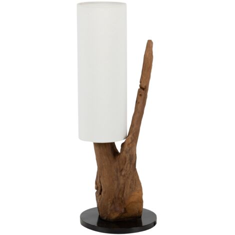Lampe de table en bois de Cebu 40 x 30 x 70 cm