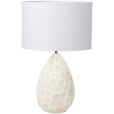 Lampe de table en céramique 38 x 38 x 59,5 cm