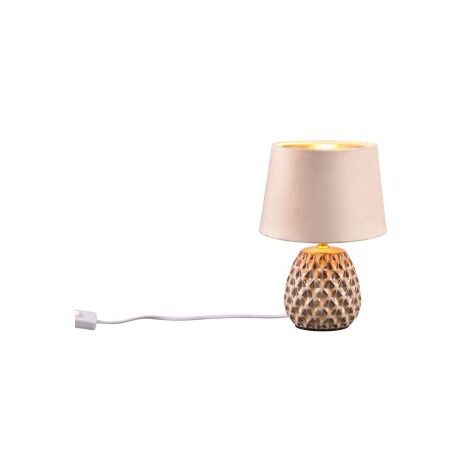 Lampe de table en céramique beige avec abat-jour E14 Ariana RL