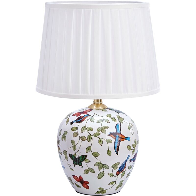 Markslojd - mansion - Lampe de table d'intérieur à 1 lumière multicolore avec abat-jour conique, E27