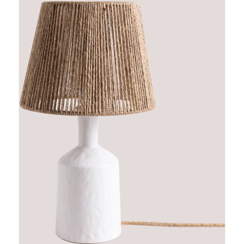 Sklum - Lampe en céramique Elin naturel