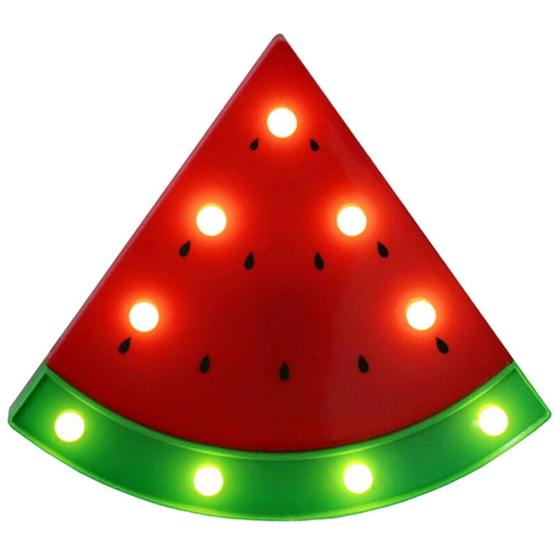 Feiyue - lampe de table en forme de pastèque sans pile
