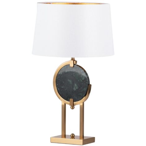 Lampe de table en métal et marbre de Dubaï 40 x 40 x 67 cm