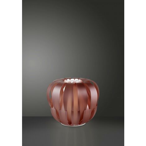 Lampe de table en métal rose en métal blanc 42 x 33h
