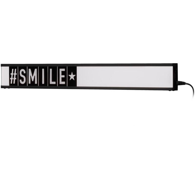 Ciak Lampe de Table led en Métal Noir