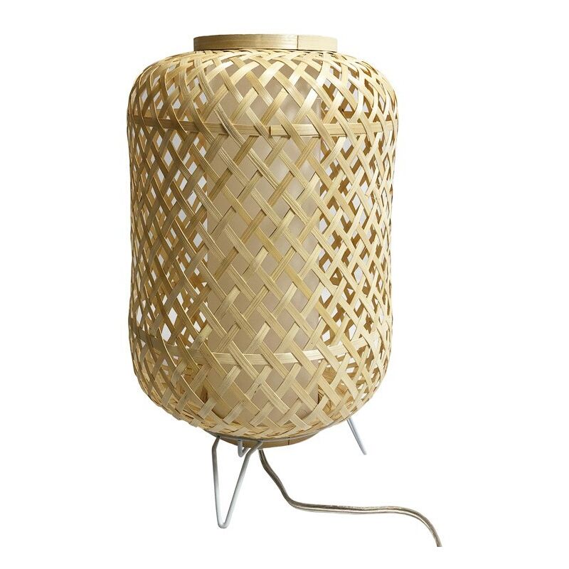 Lampe à poser en osier 'Roso' boho chic