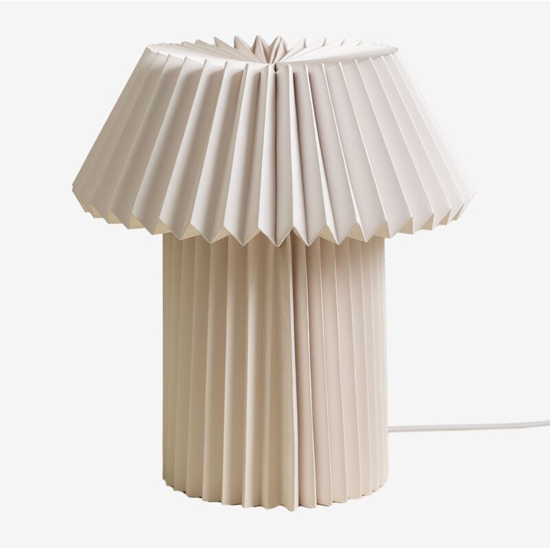 Sklum - Lampe de table en papier pour enfants Lesina Blanc