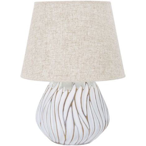 Lampe de table en polyrésine, Ø 35 x 48 cm