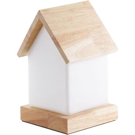 Lampe de Table Enfant LED Verre Lumineux Bouton Veilleuse Chambre