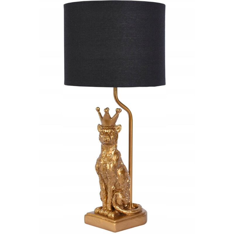 Lampe de table exclusive - Glamour léopard doré