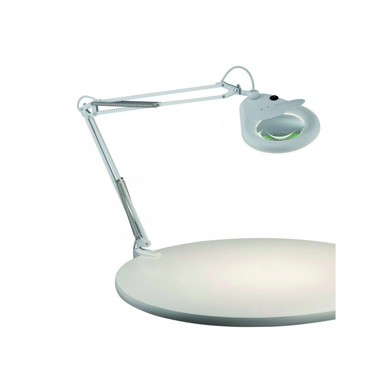 Lampe de table FAGERNES blanche 1 ampoule - Blanc