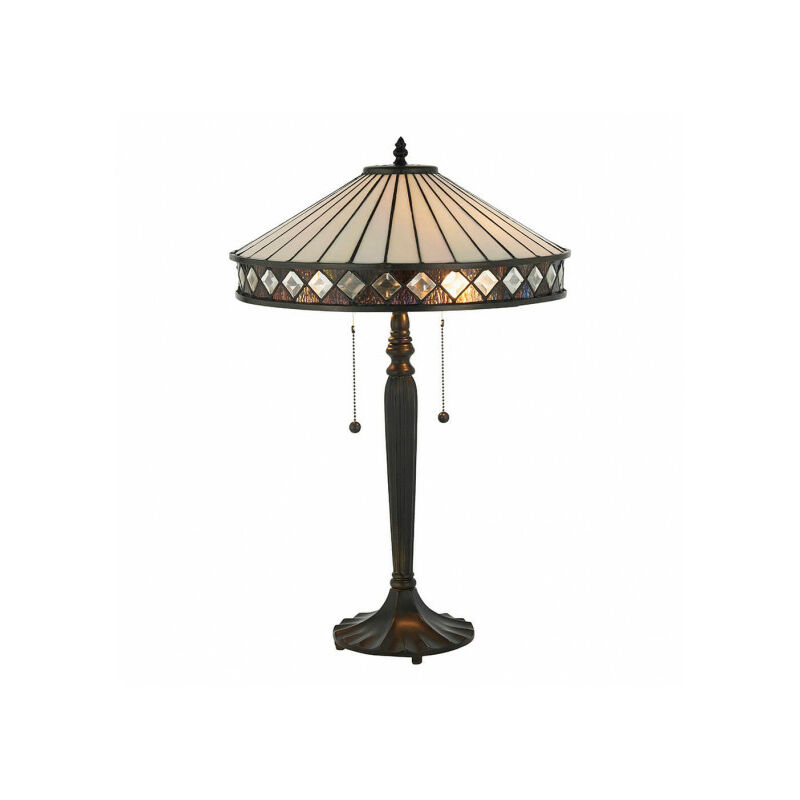 Interiors 1900 - Lampe de table Fargo, verre et résine