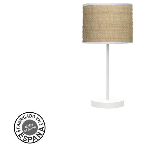 Lampe de table Fashion 1xe14 blanc/marron clair 42x17x17cm