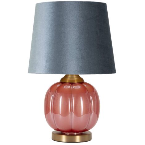 Lampe de Table Fibocchi, Abat-jour, Douille e52, Rouge