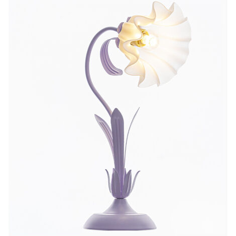 Lampe de table fleur, lampe de lecture LED, veilleuse fleur rétro au chevet, 3 modes de couleurs, décoration de lampe de chevet kawaii, éclairage de chambre à coucher de salon, lampe de table, décorat