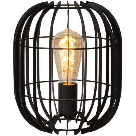 Lampe de table forme lanterne metal noir culot e27 - lucide - reda 65082131 65082131 65082131 65082131 65082131 65082131 65082131 65082131 65082131 65082131 65082131 65082131