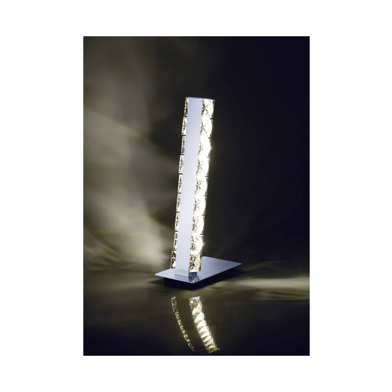 Lampe de Table Galaxy 3W LED 4000K chrome poli/cristal - Chrome